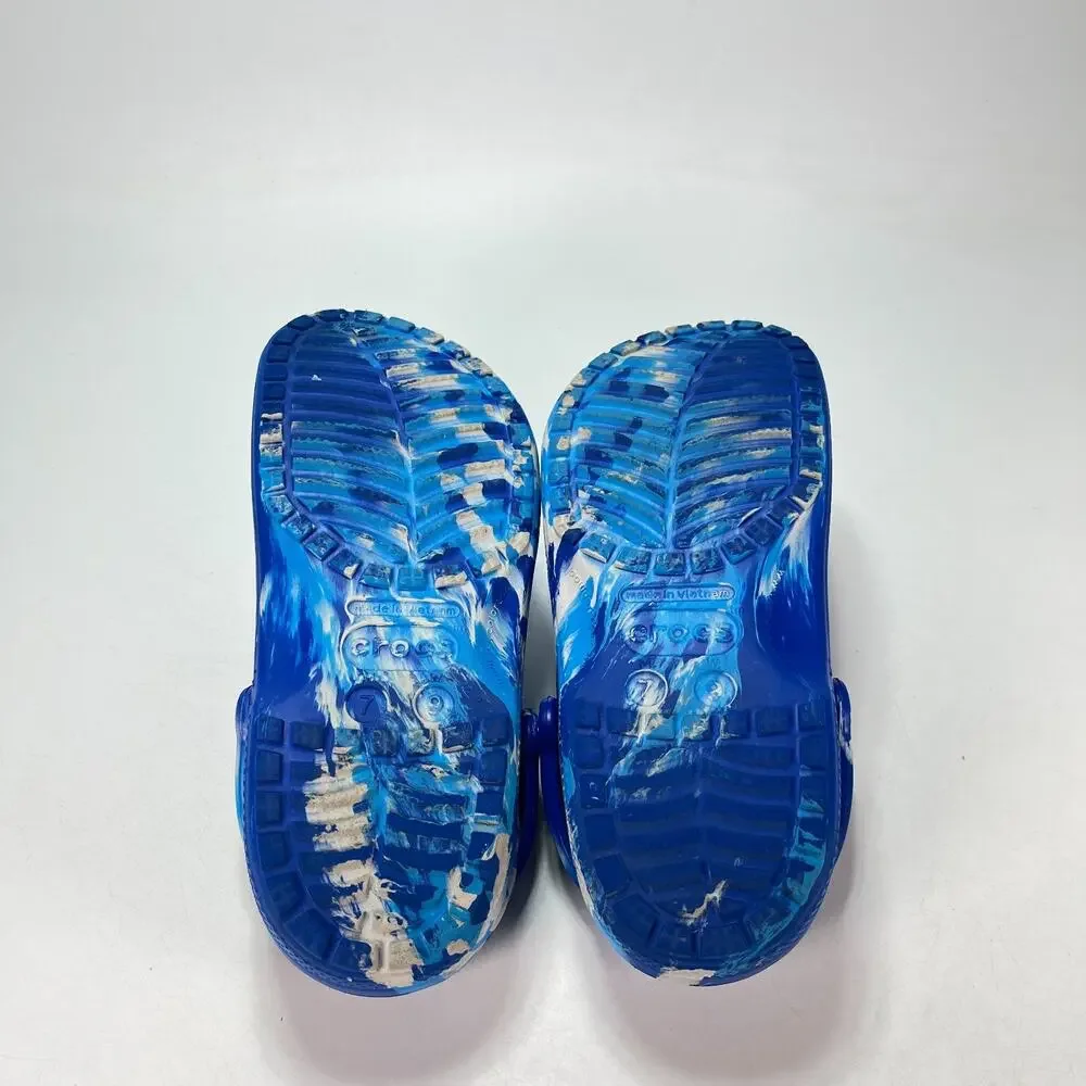 CROCS blue white